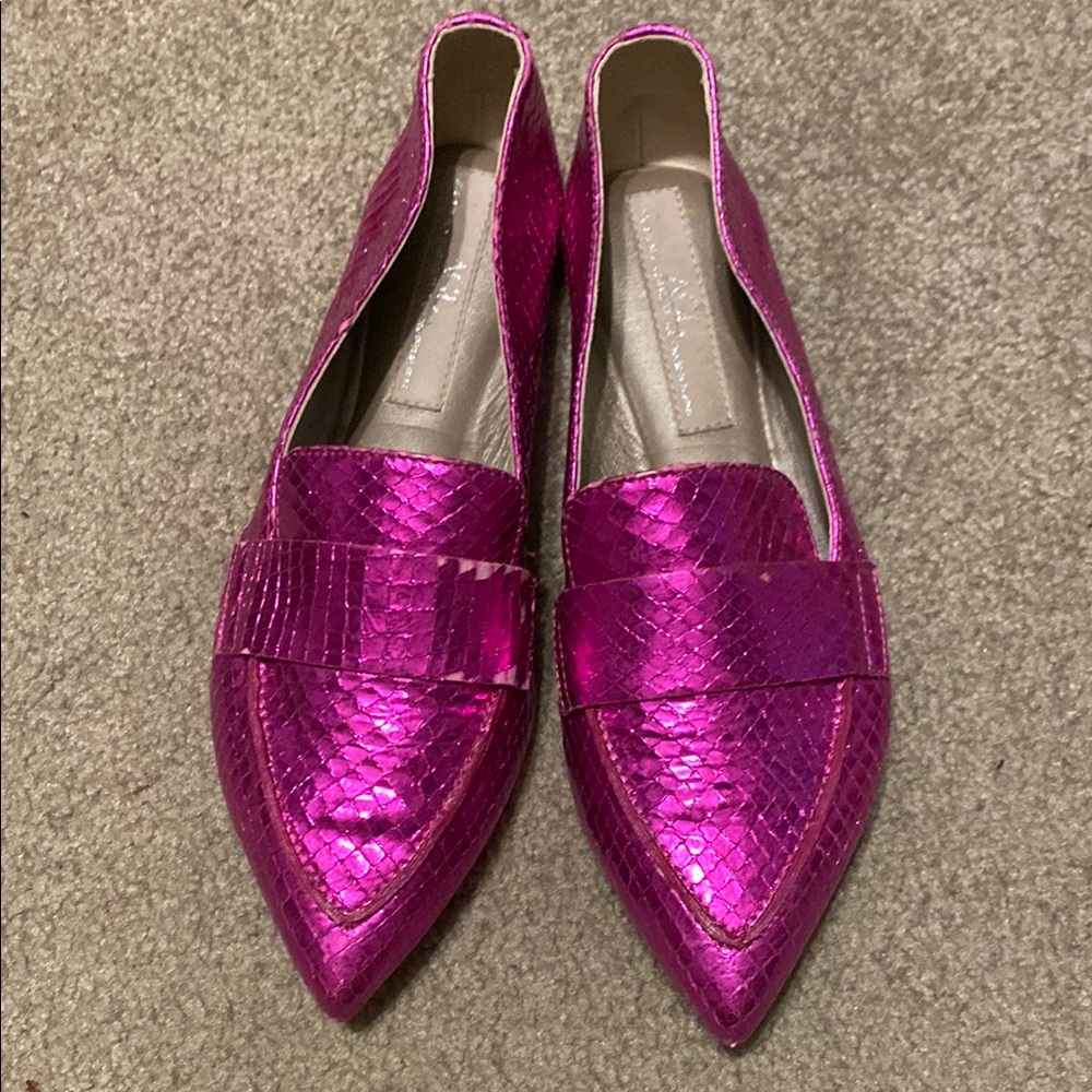 AGL Metallic Pink Flats